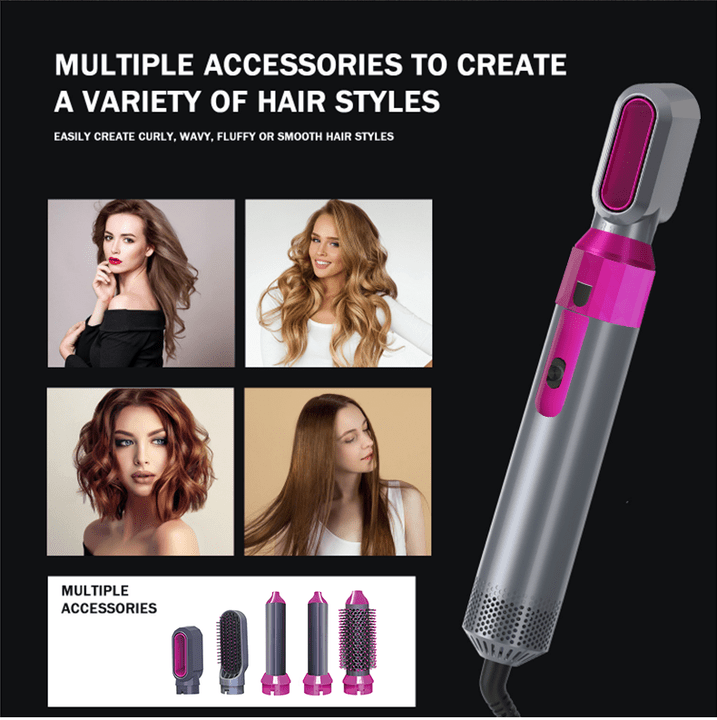 Hot Air Brush (5 - in - 1) - Zambeel