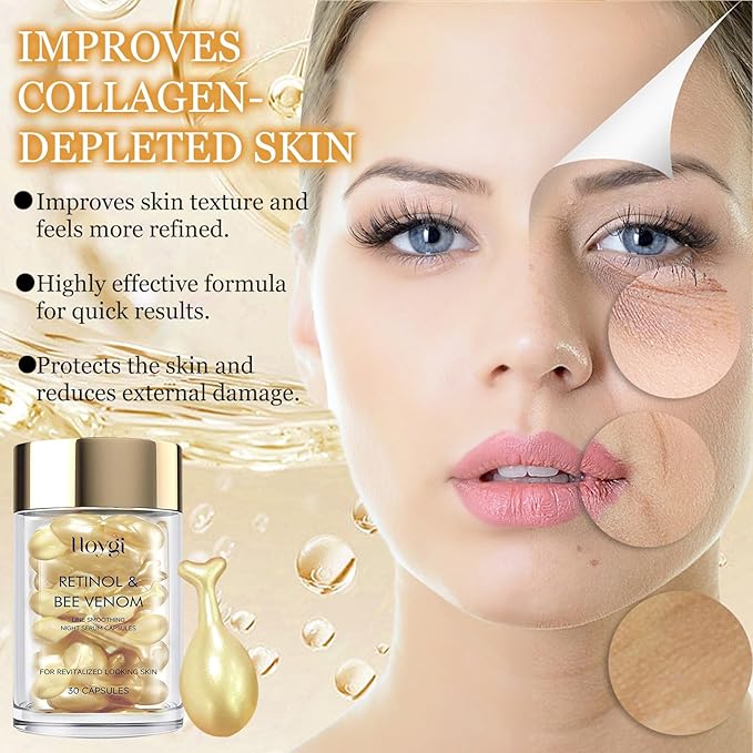 Hoygi - Retinol & Bee Venom Line Capsules (Original) - Zambeel