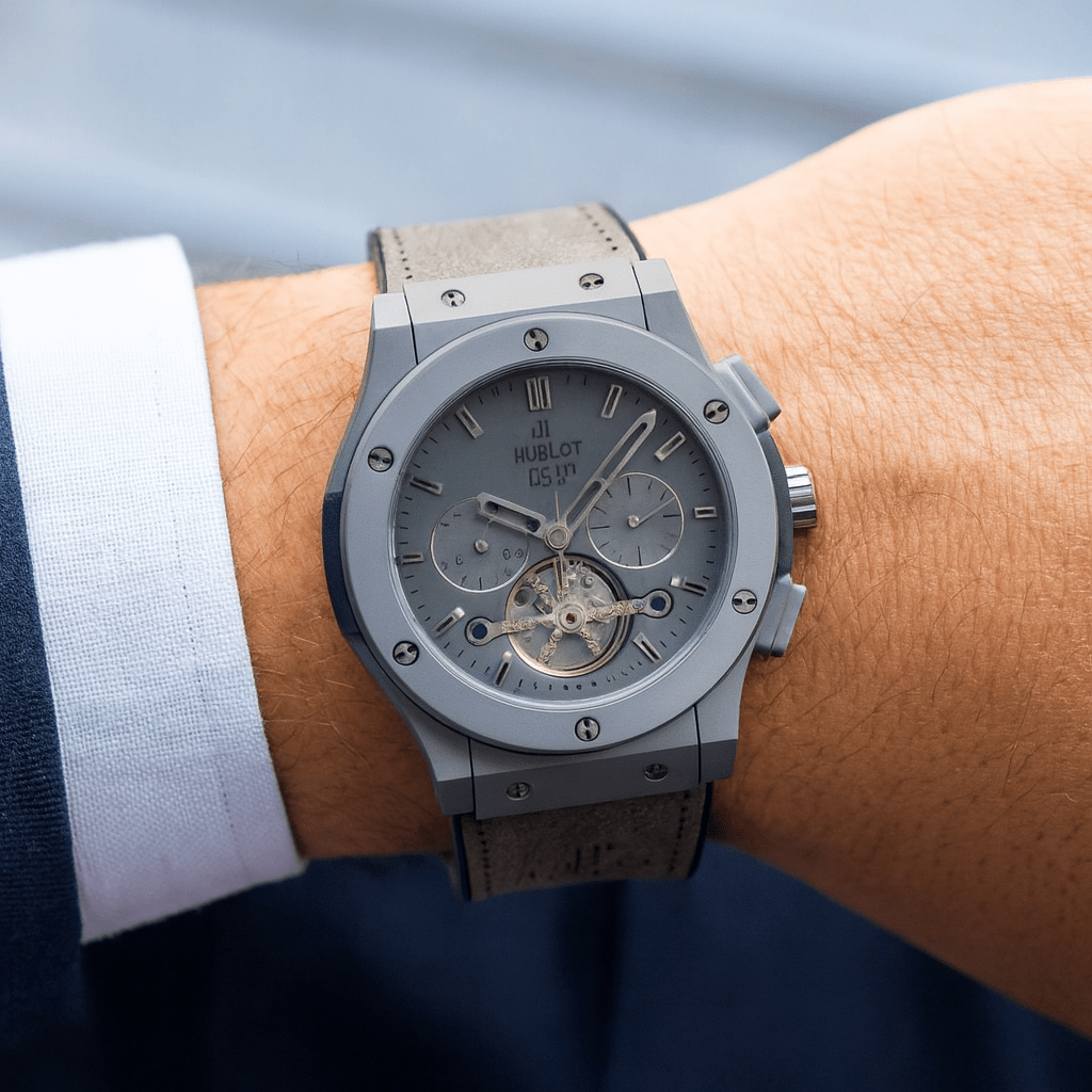 Hublot - Classic Fusion Automatic Skeleton Chronograph Watch (A+) - Zambeel