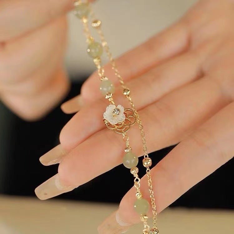 Icing On The Cake Hetian Jade Bracelet For Women - Zambeel