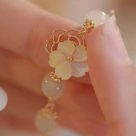Icing On The Cake Hetian Jade Bracelet For Women - Zambeel