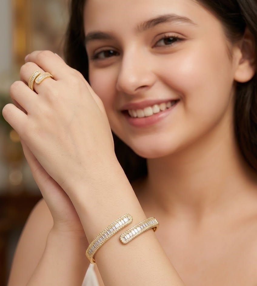 Infinity Oval Luxe Kada Set - Zambeel