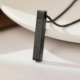 Islamic Ayat ul Kursi Bar Pendant Necklace - Zambeel