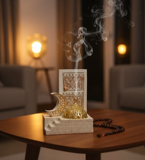 Islamic Decorative Table Piece with Crescent & Dome Design - Zambeel