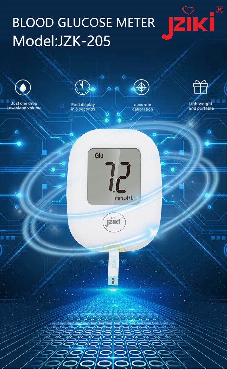 Jziki - Digital Blood Glucose Monitor - Zambeel