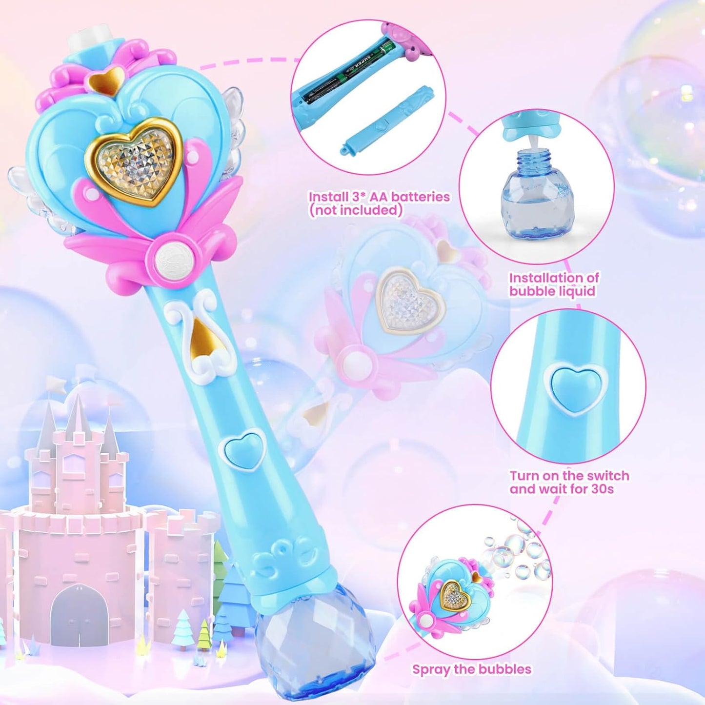 Kai Xin Ma Yi - Bubble Magic Wand - Zambeel