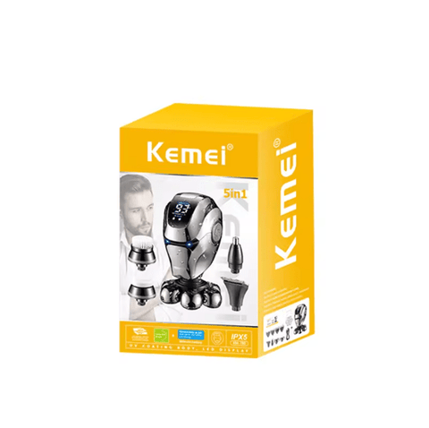 Kemei - 5 - in - 1 Professional Man’s Electric Grooming Kit - Zambeel