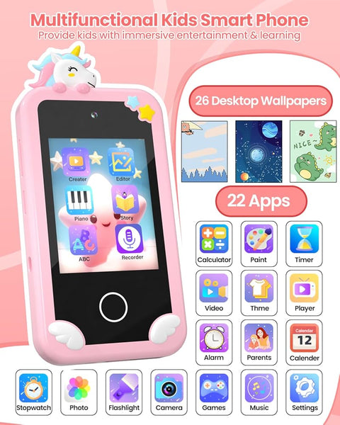 Kids Smart Phone Toy with Camera & Games - Zambeel