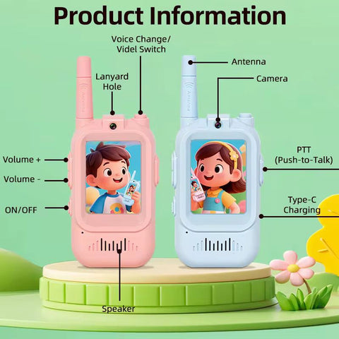 Kids Walkie - Talkie Camera - Zambeel