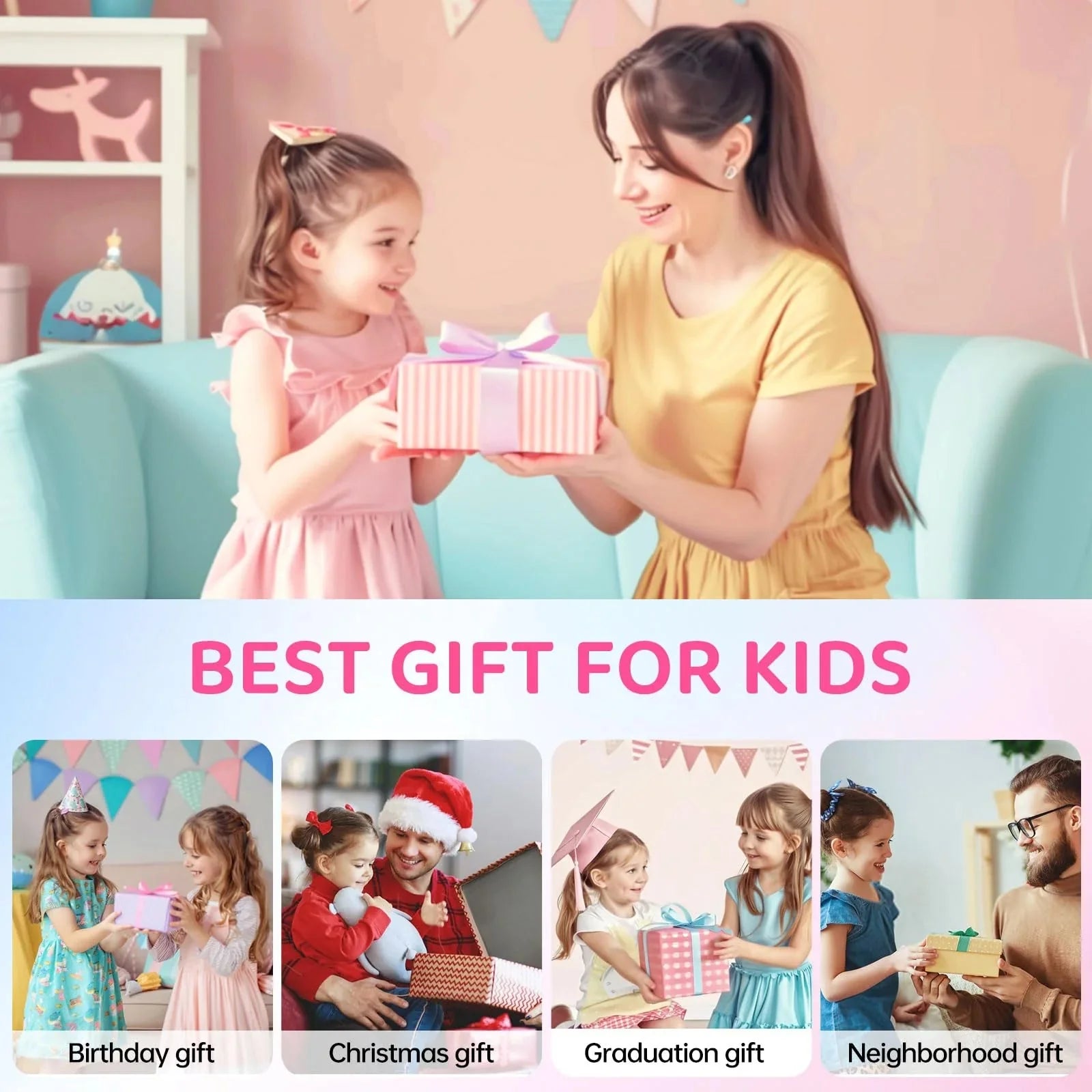 Kids Wireless Karaoke Microphone Speaker - Zambeel