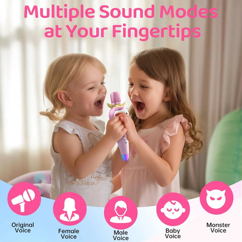 Kids Wireless Karaoke Microphone Speaker - Zambeel