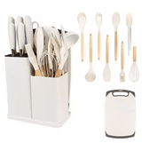 Knife & Utensil Set with Stand - Zambeel