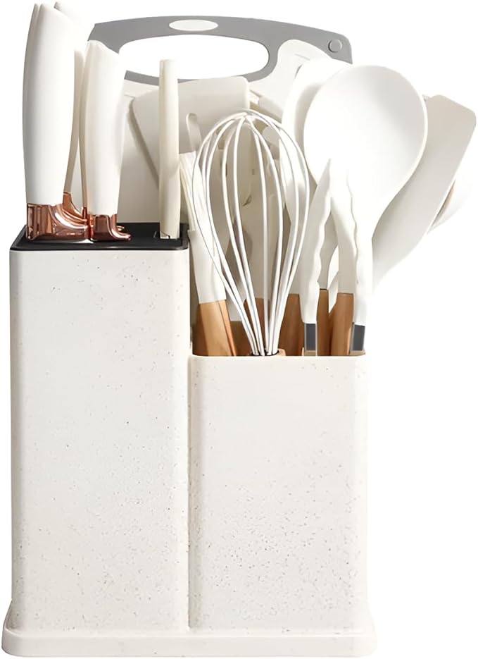 Knife & Utensil Set with Stand - Zambeel