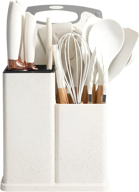 Knife & Utensil Set with Stand - Zambeel