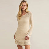 Knitted Beach Sun - protective Tunic Dress - Zambeel