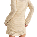 Knitted Beach Sun - protective Tunic Dress - Zambeel