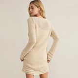 Knitted Beach Sun - protective Tunic Dress - Zambeel