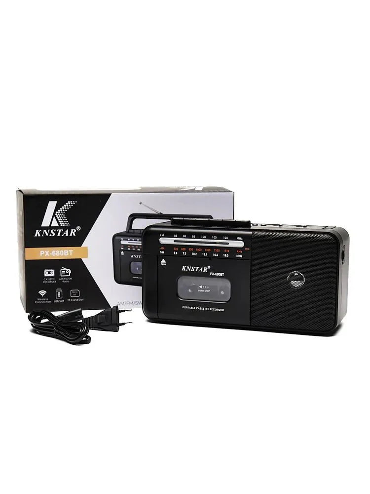KNSTAR - AM/FM/SW Cassette Recorder Radio - Zambeel