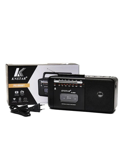 KNSTAR - AM/FM/SW Cassette Recorder Radio - Zambeel