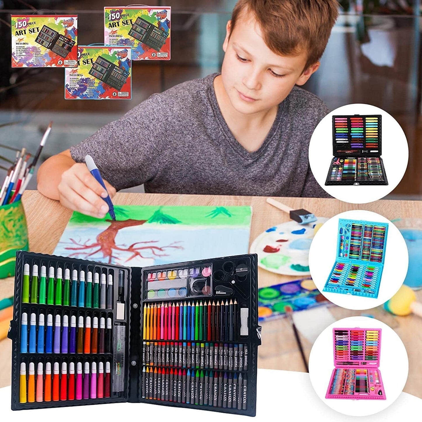 Kubeixiong Corner - Art Set for Kids - Zambeel