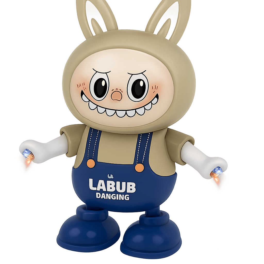 Labubu Dancing  - Electric 3D Light & Music Recording Toy - Zambeel