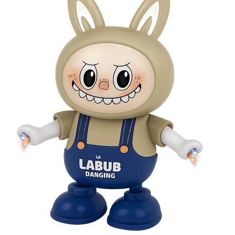 Labubu Dancing  - Electric 3D Light & Music Recording Toy - Zambeel