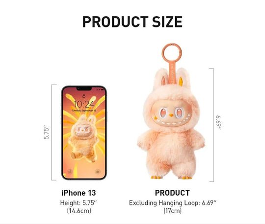 Labubu - Plush Keychain - Zambeel