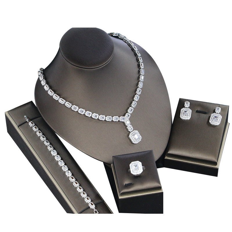 Ladies' Banquet Party Jewelry Four - Piece Set - Zambeel