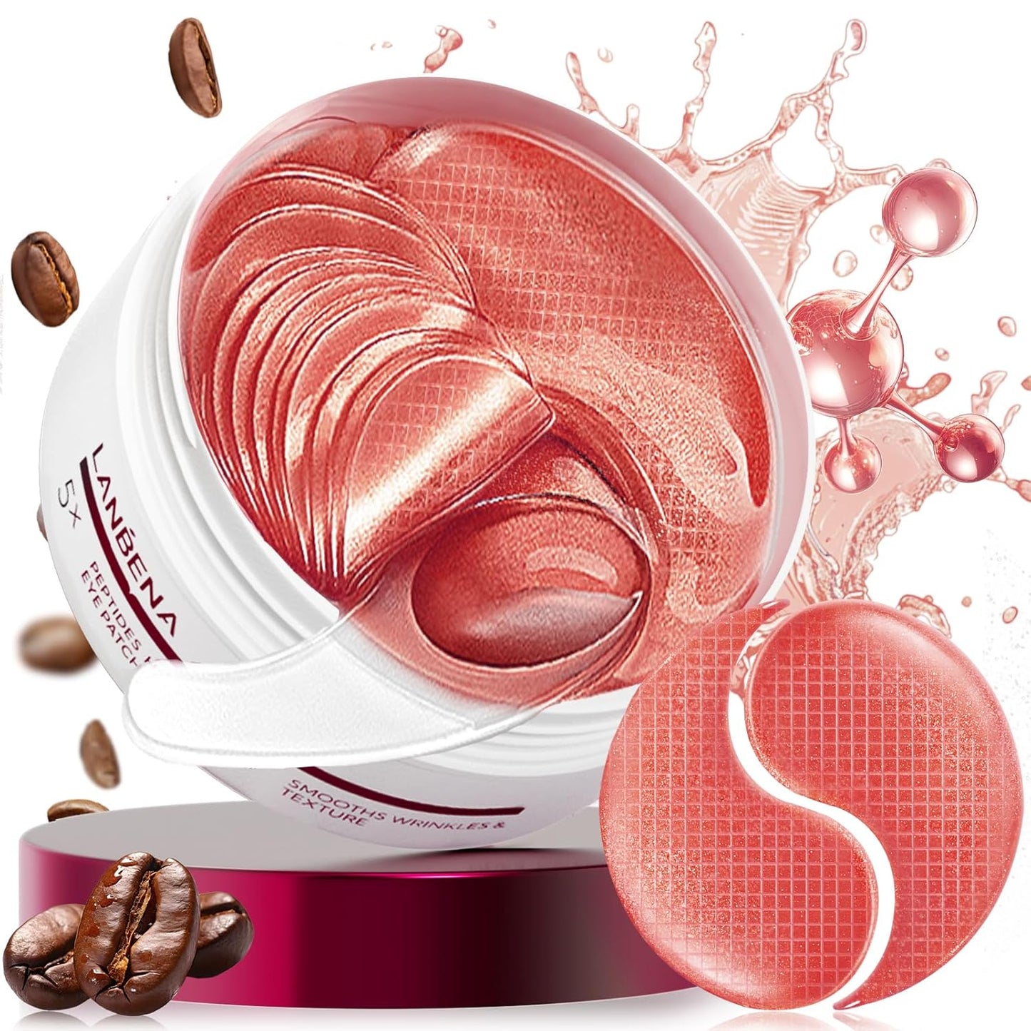 LANBENA - Peptides Hydra - Gel Eye Patches (Original) - Zambeel