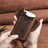 Leather Card Strap Mobile Phone Case - Zambeel