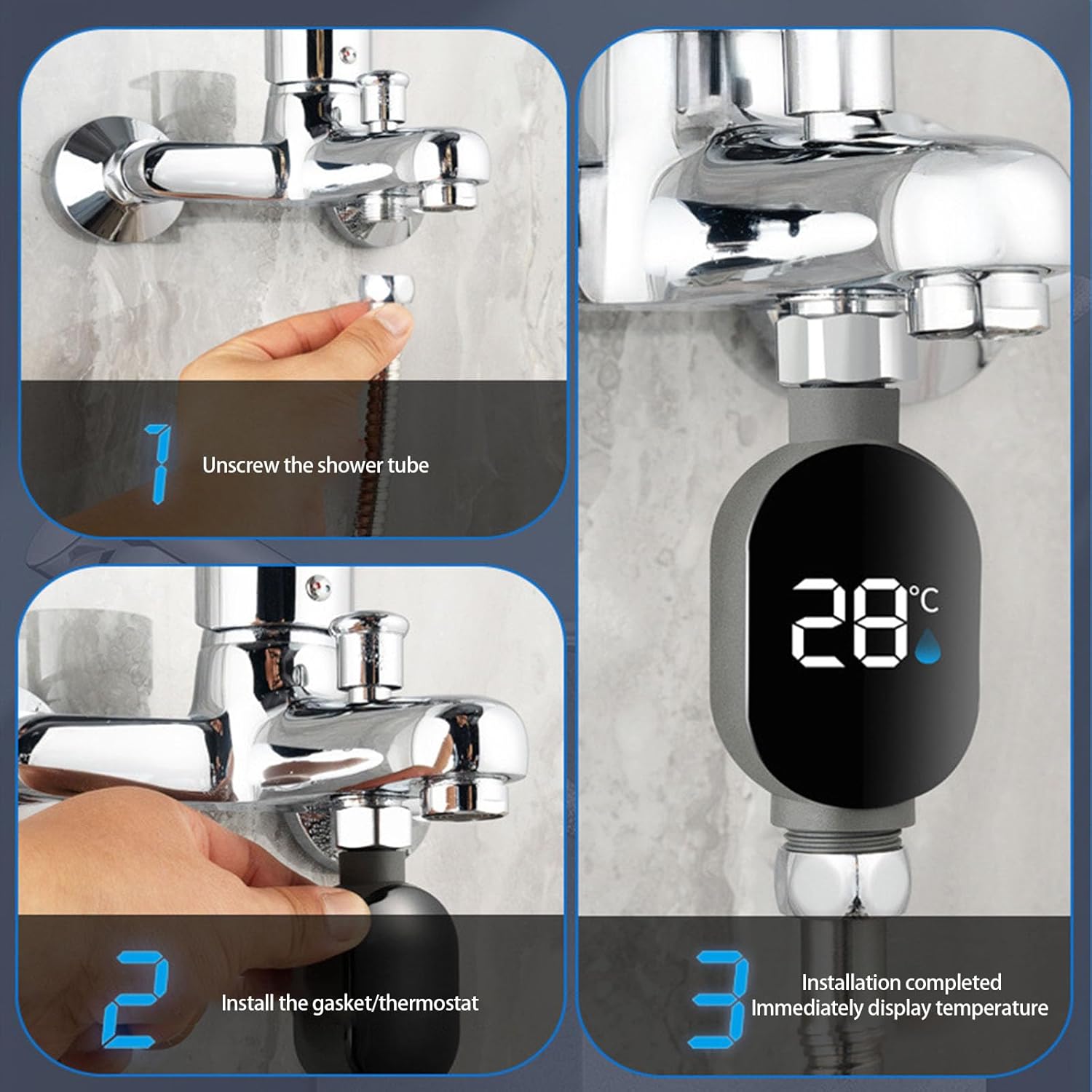 LED Digital Water Temperature Meter - Zambeel