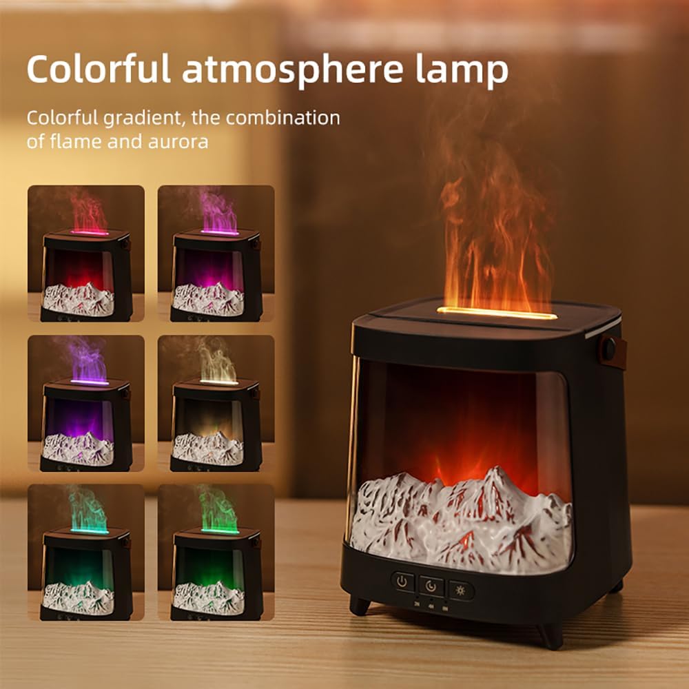 LED Flame Effect Aroma Diffuser - Zambeel