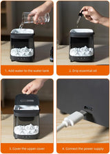LED Flame Effect Aroma Diffuser - Zambeel