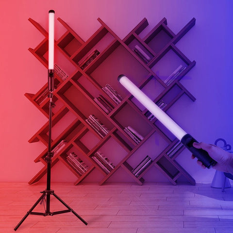 LED Handheld Light Stick Photography Light Adjustable Temperature Ice Light - Zambeel