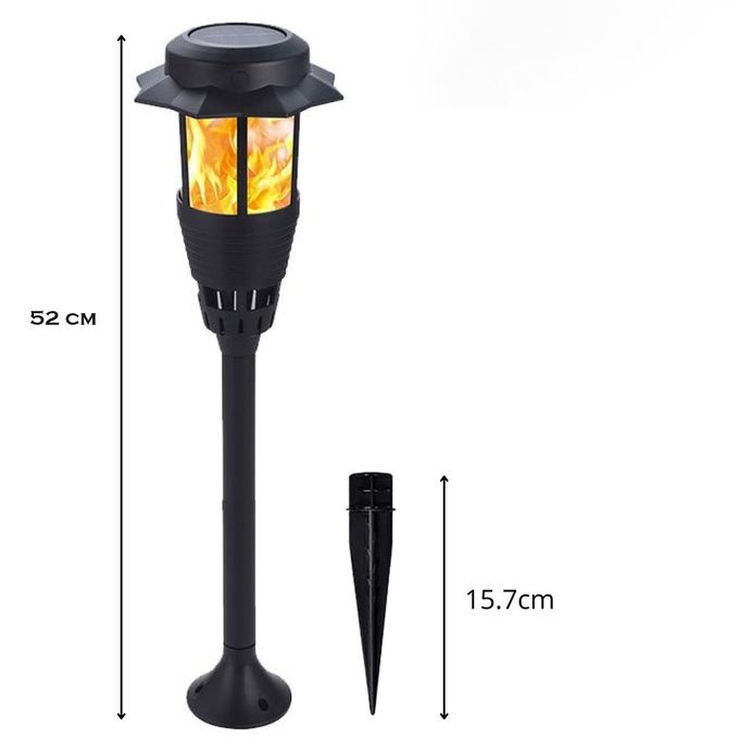 LED Solar Torch Light with Automatic Light Control - Zambeel