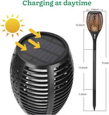 LED Solar Torch Light with Light Control - Zambeel