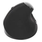 Left Hand Vertical Mouse 2.4G Wireless Vertical Ergonomic Mouse Rechargeable Mouse with USB Adapter Adjustable DPI for PC Black - Zambeel
