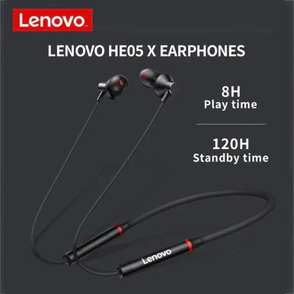 Lenovo - Hanging Neckband Wireless Headphones - Zambeel