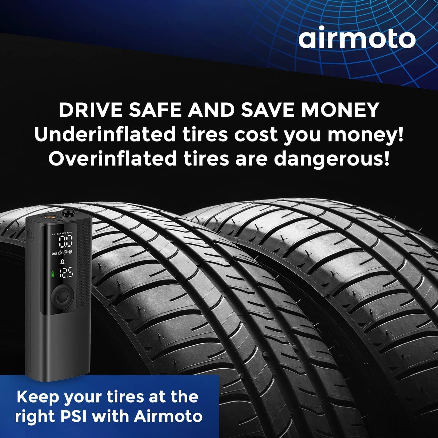 Lenovo - Portable Car Air Compressor - Zambeel