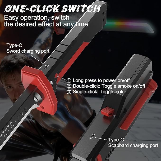 Light - Up Spark Knife Toy Sword - Zambeel