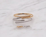 Linked Chain Luxury Bangle & Ring Set - Zambeel