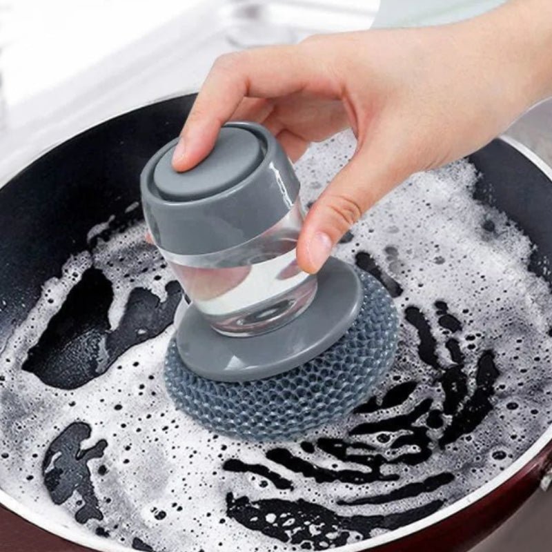Liquid Adding Pot Washing Brush - Zambeel