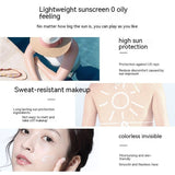 Little Golden Bottle Sunscreen Face UV Protection Concealer Refreshing White Tender Female - Zambeel