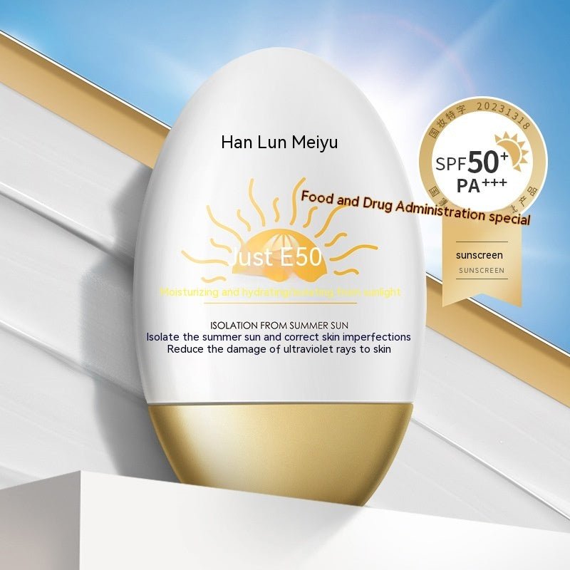 Little Golden Bottle Sunscreen Face UV Protection Concealer Refreshing White Tender Female - Zambeel