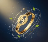 Logo Hinged Bangle - Zambeel