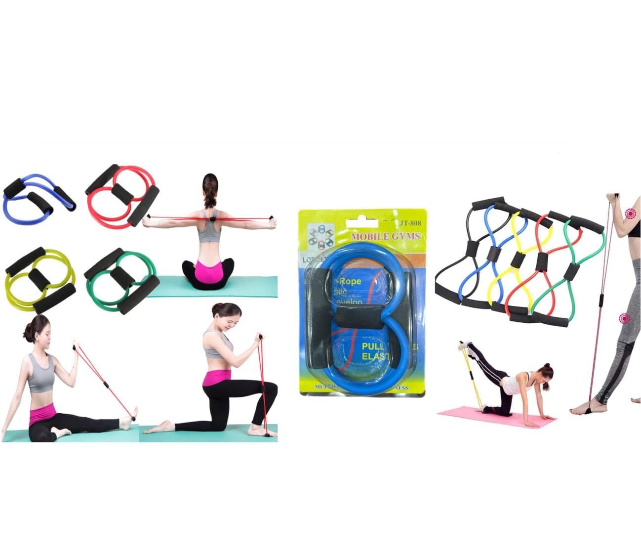 LORDEX - Mobile Gyms Pull Elastic Rope - Zambeel