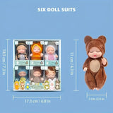 Lovely Doll - Cute Sleeping Baby Dolls Gift Set - Zambeel