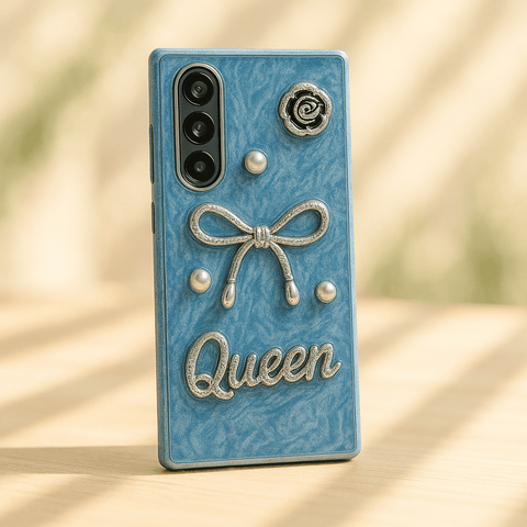 Luxury 3D Bow & Pearl Case - Zambeel
