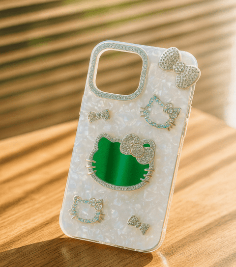 Luxury Bling Kitty Crystal iPhone Case - Zambeel