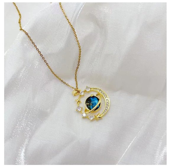 Luxury Elegant Micro - pave Zircon Necklace For Women - Zambeel